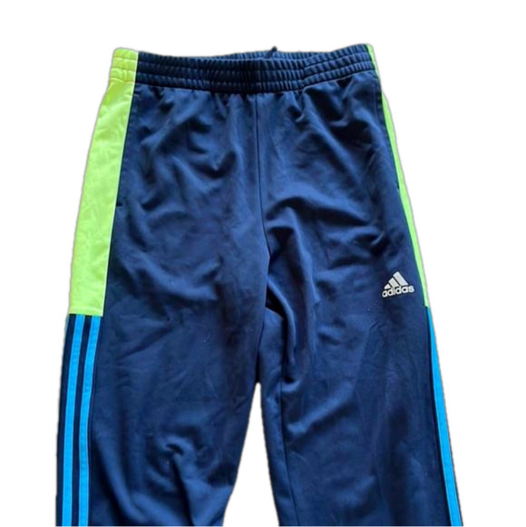 adidas Other - Adidas Kids Blue Striped Tiro Pants - size L‍‍